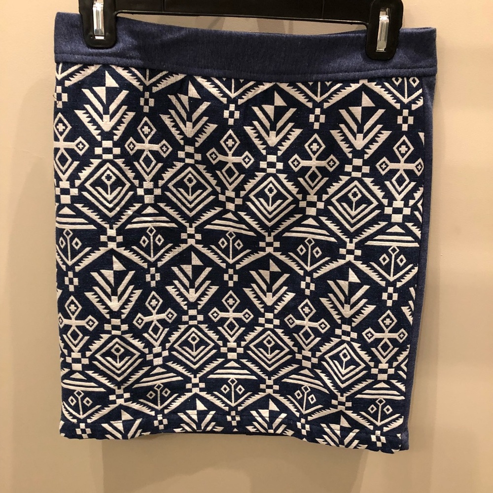 Tribal print skirt